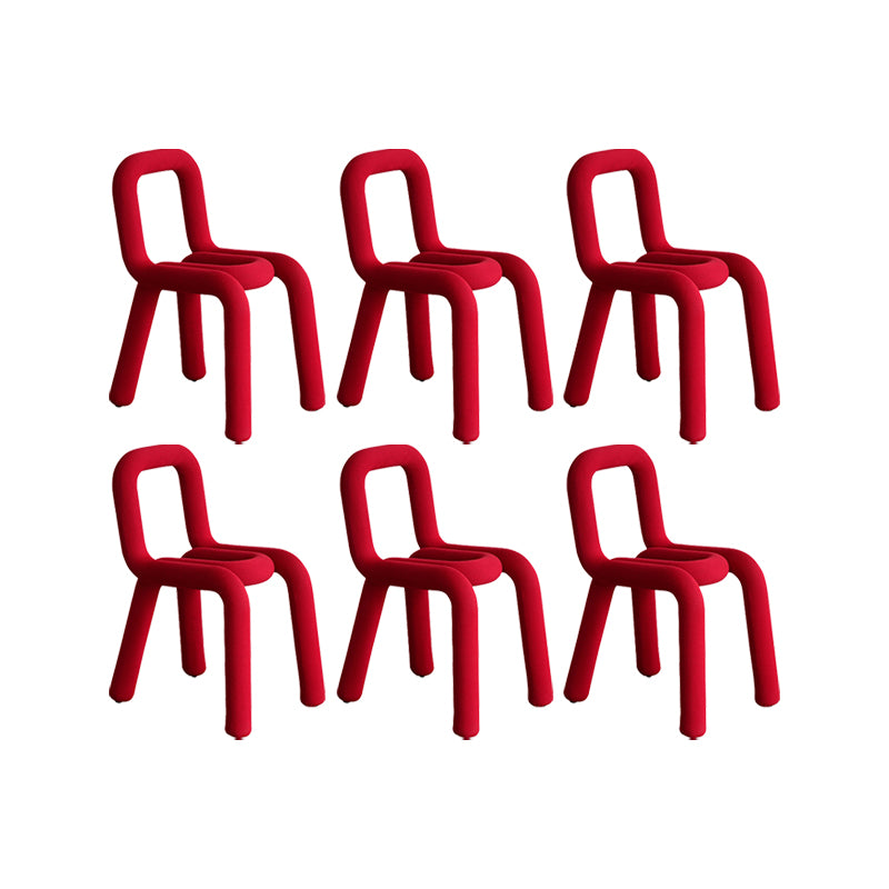 Modern Style Side Chair Open Back Indoor Dining Chair for Home