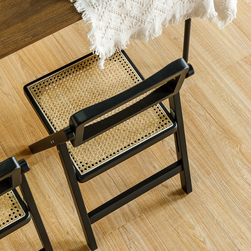Solid Wood Side Chair Modern Style Folding Dining Chair for Home