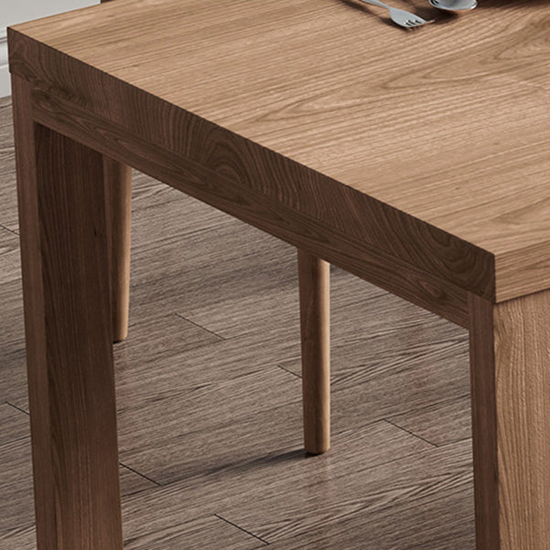 Modern Rectangle Wood Dining Table 1/2/5/7 Pieces Dining Set for Dining Room