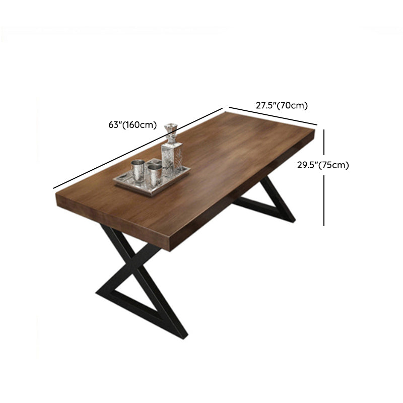 Industrial Rectangle Wood Dining Table 1/3/5/7 Pieces Dining Set for Bar