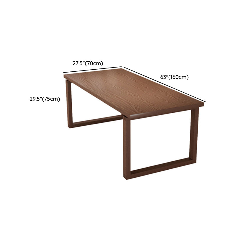 Modern Rectangle Wood Dining Table 1/2/4/5 Pieces Dining Set for Kitchen