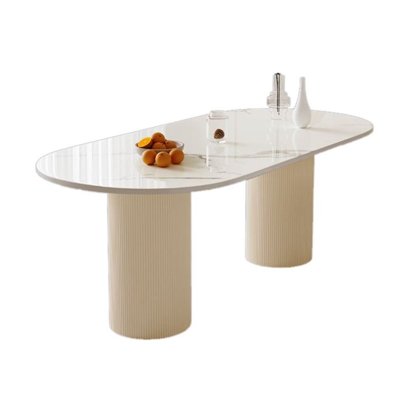 Dining Room Dinner Kitchen Table Contemporary Stone Dining Table