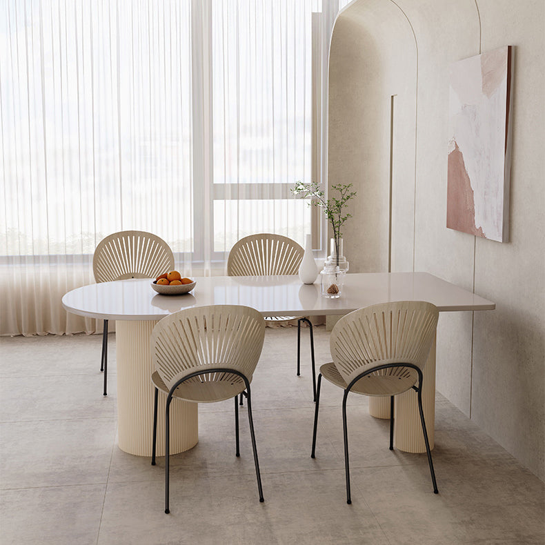 Dining Room Dinner Kitchen Table Contemporary Stone Dining Table