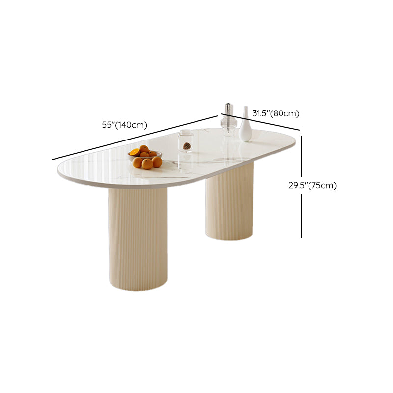 Dining Room Dinner Kitchen Table Contemporary Stone Dining Table
