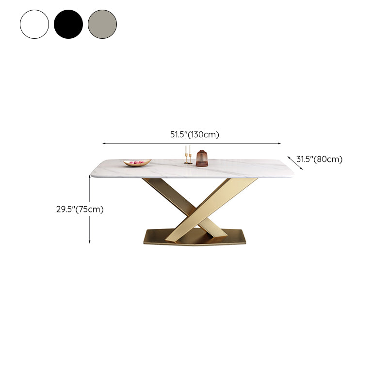 Dining Room Dinner Kitchen Table Pedestal Stone Dining Table