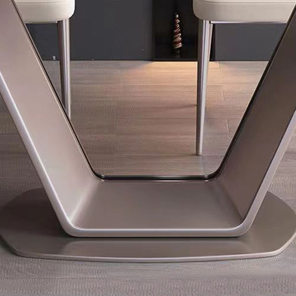 Dining Room Dinner Kitchen Table Dining Table with Pedestal Base