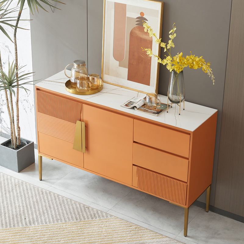 15.6 Inch Width Classic Glam Storage Chest Stone Storage Chest Dresser