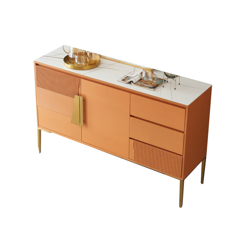 15.6 Inch Width Classic Glam Storage Chest Stone Storage Chest Dresser