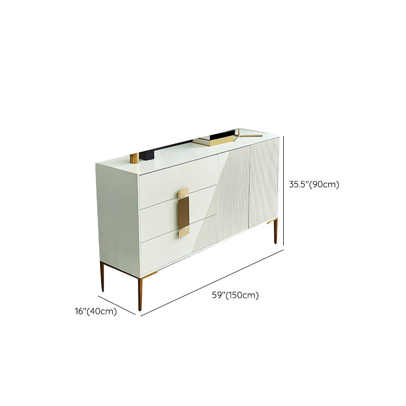 15.6 Inch Width Classic Glam Storage Chest Stone Storage Chest Dresser