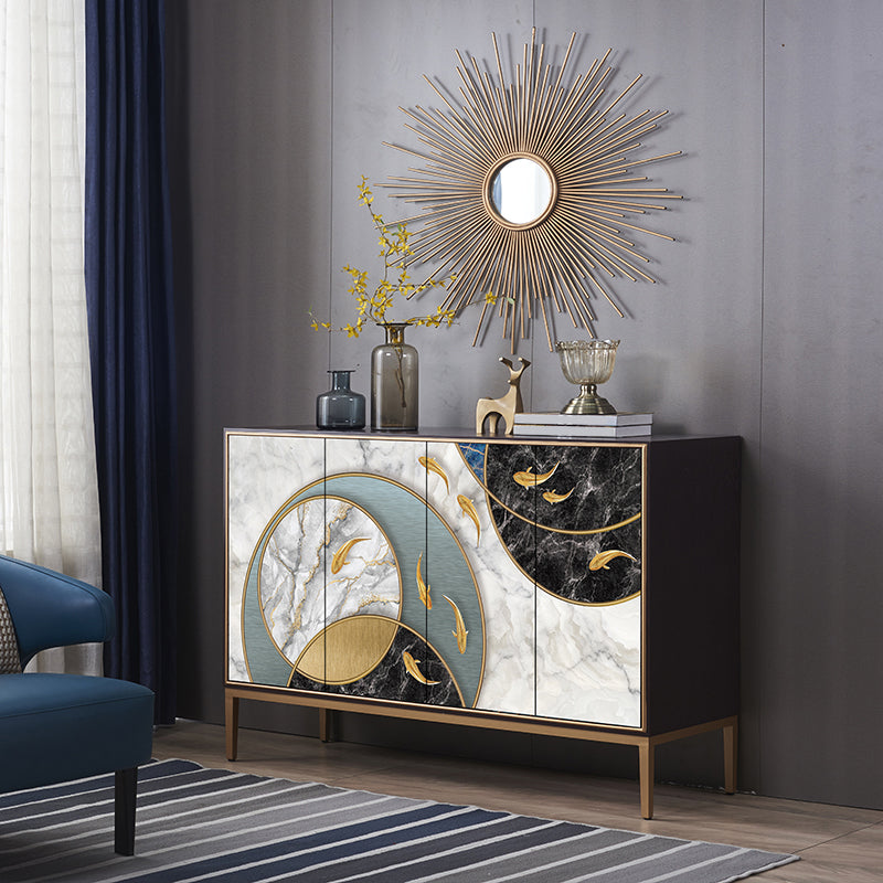 Classic Glam Dresser Solid Wood Storage Chest Dresser , 15.6 Inch Width