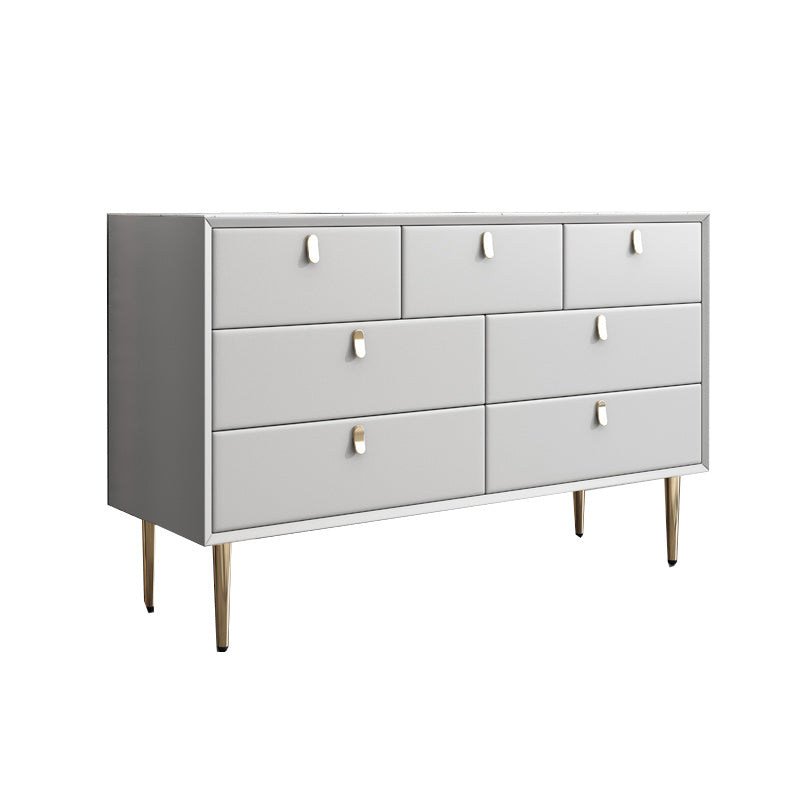 Classic Glam Dresser Stone Storage Chest Dresser with 6/7/9 Drawers , 15.6 Inch W