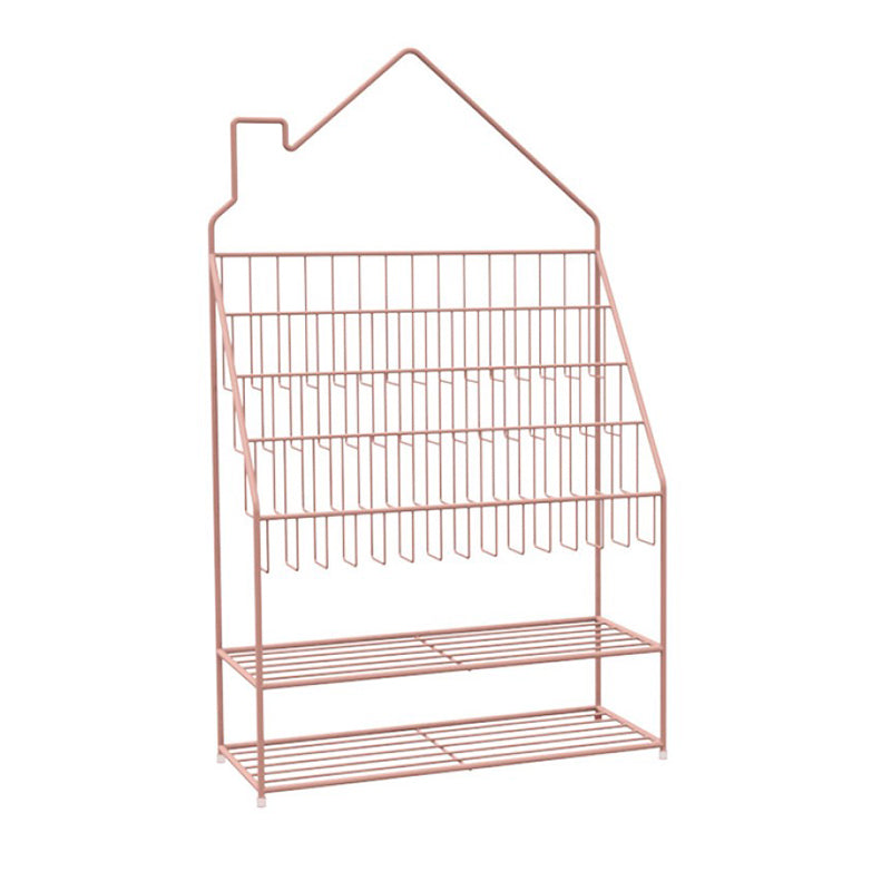 Closed Back Ladder Bookshelf Metal Shelves Included Bookcase