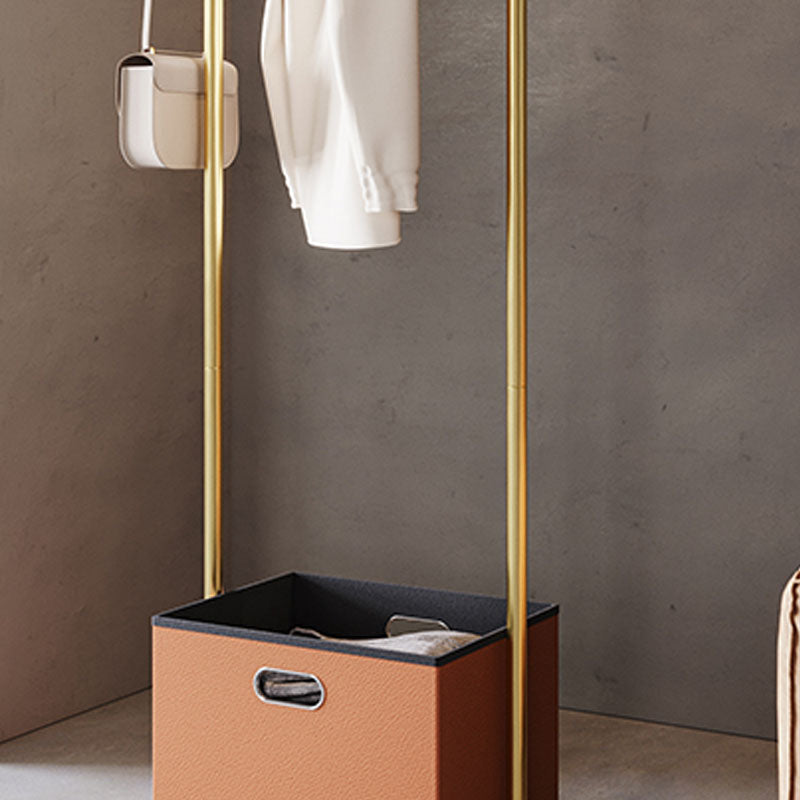 Gorgeous Coat Rack Storage Basket Metal Coat Rack for Living Room