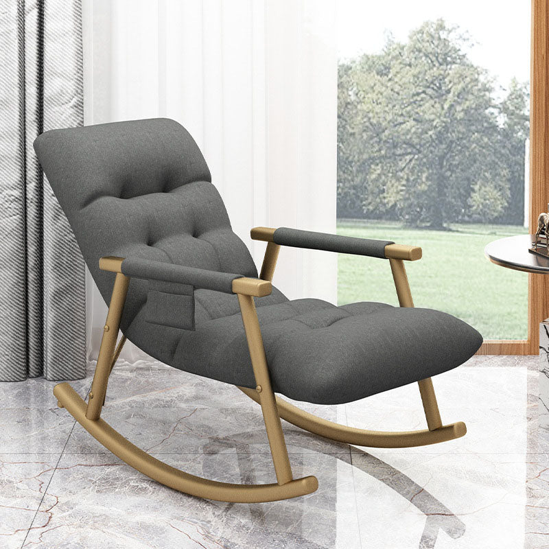 Contemporary Simple Sofa Rocking Chair Indoor Lazy Rocking Chair