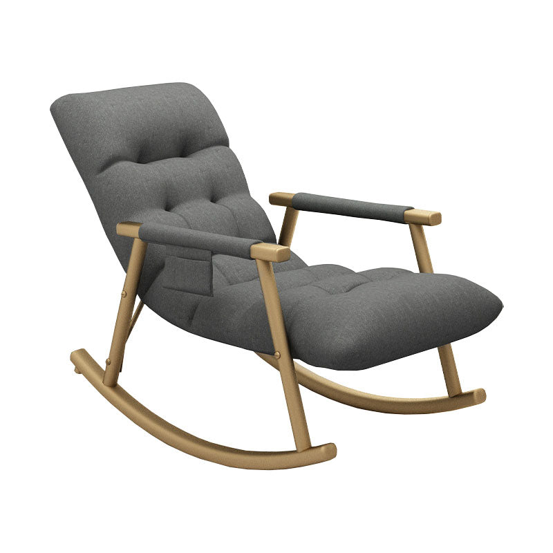 Contemporary Simple Sofa Rocking Chair Indoor Lazy Rocking Chair