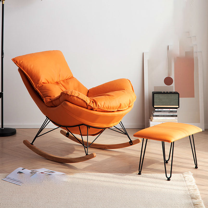 Light Luxury Single Chaise Lazy Sofa Chair Lounge Leisure Rocking Chair