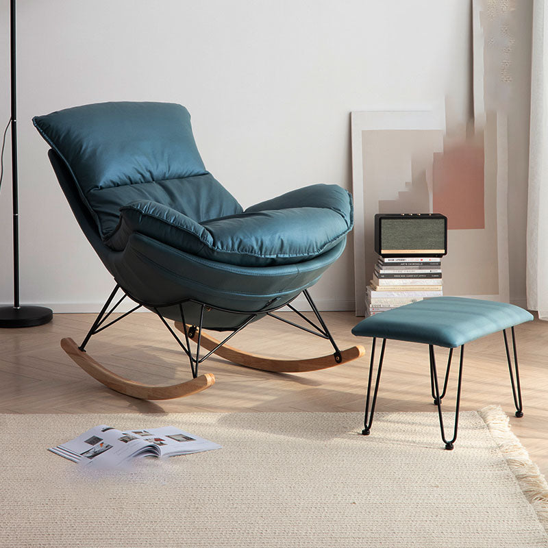 Light Luxury Single Chaise Lazy Sofa Chair Lounge Leisure Rocking Chair