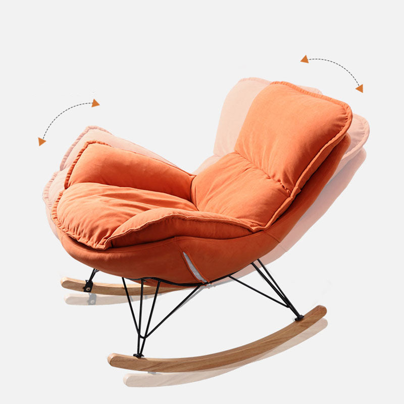 Light Luxury Single Chaise Lazy Sofa Chair Lounge Leisure Rocking Chair