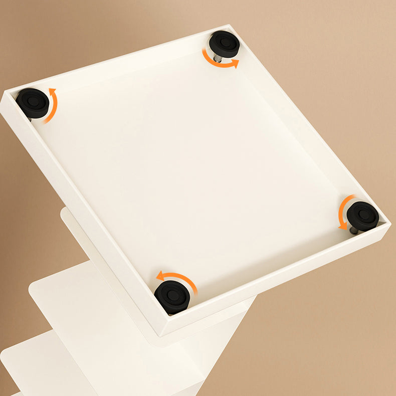 Closed Back Bookshelf Vertical Metal Shelves Included Bookcase for Study Room