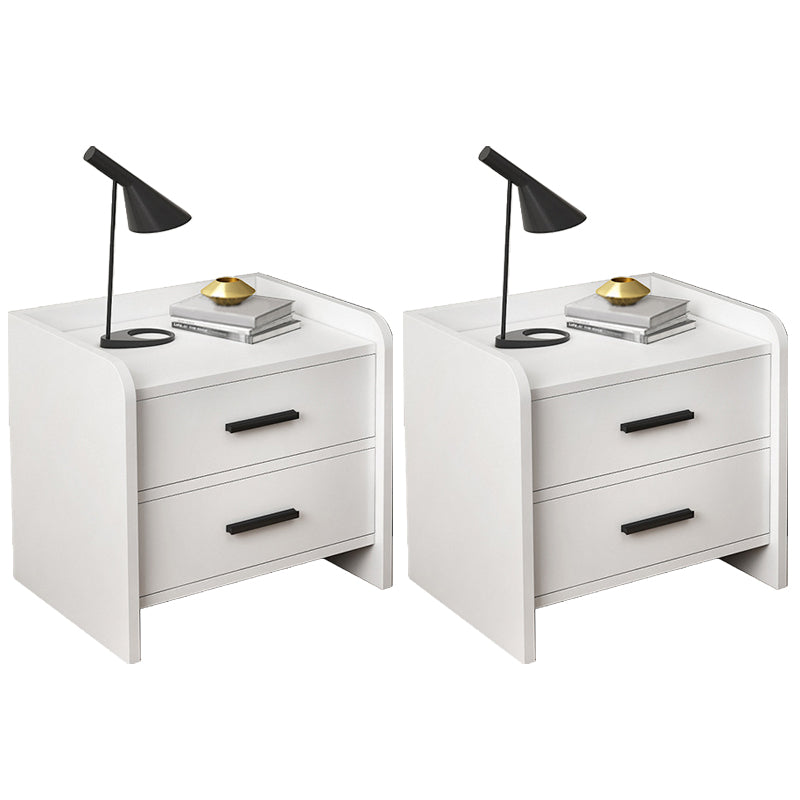 Modern Contemporary Accent Table Nightstand Antique Finish Night Table with Legs