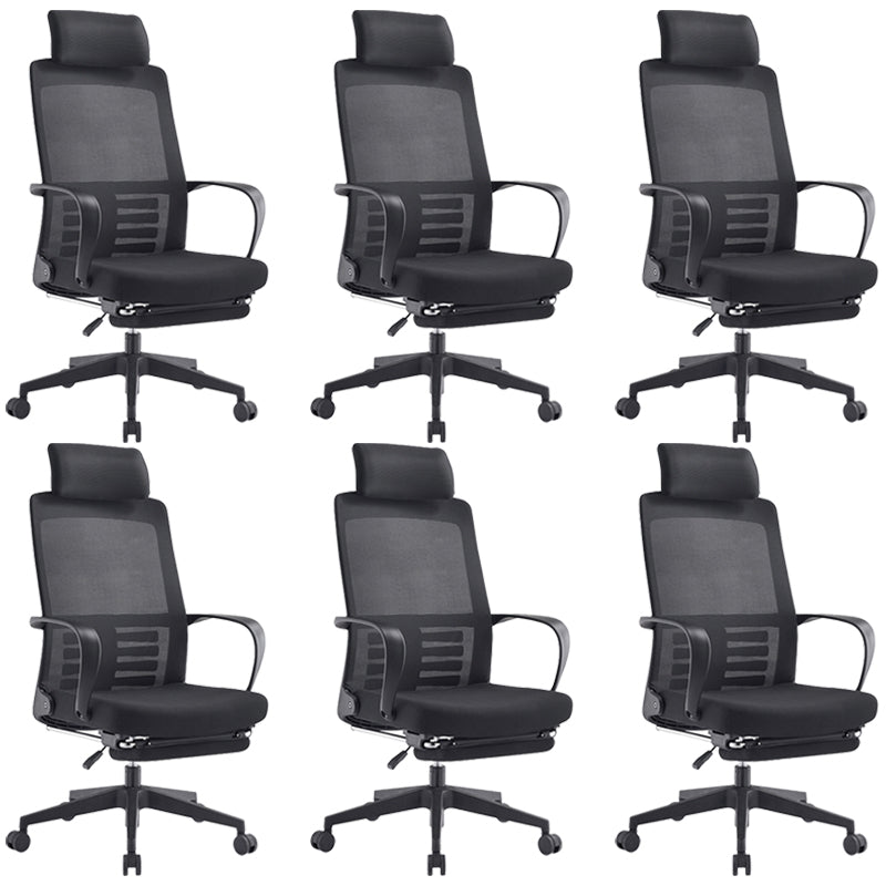 Fixed Arms Desk Chair Modern Ergonomic Office Chair with Breathable Back