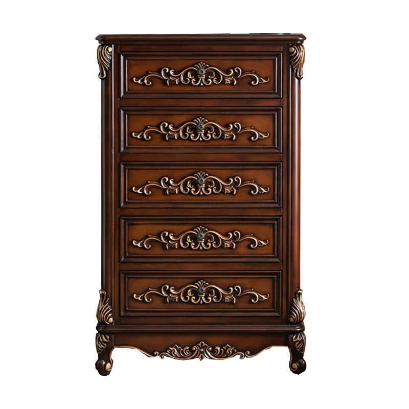 Classic Glam Storage Chest Solid Wood Storage Chest Dresser with 4/5/6 Drawers