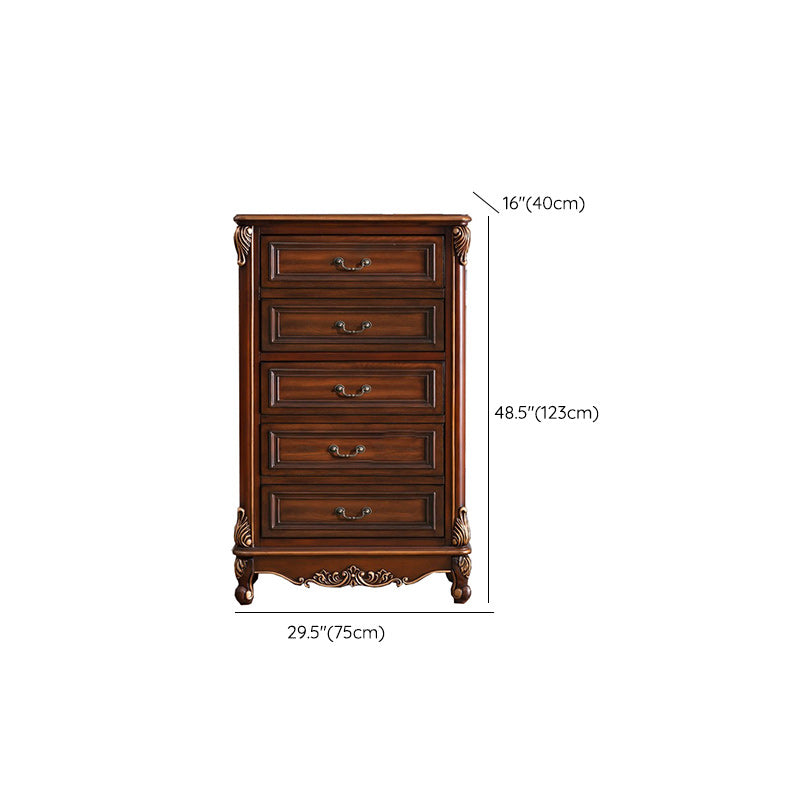 Classic Glam Storage Chest Solid Wood Storage Chest Dresser with 4/5/6 Drawers