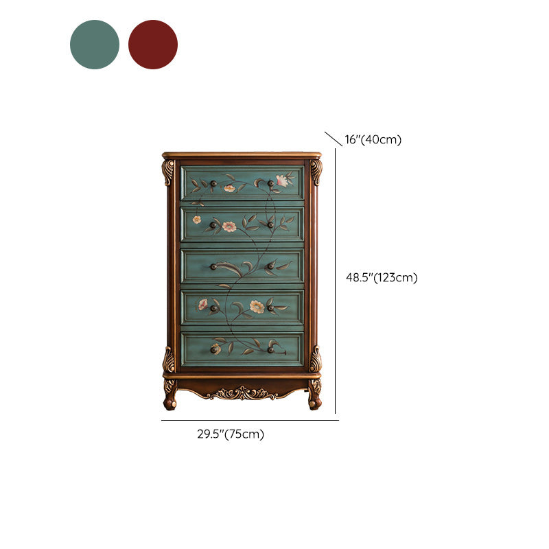 Classic Glam Storage Chest Solid Wood Storage Chest Dresser with 4/5/6 Drawers