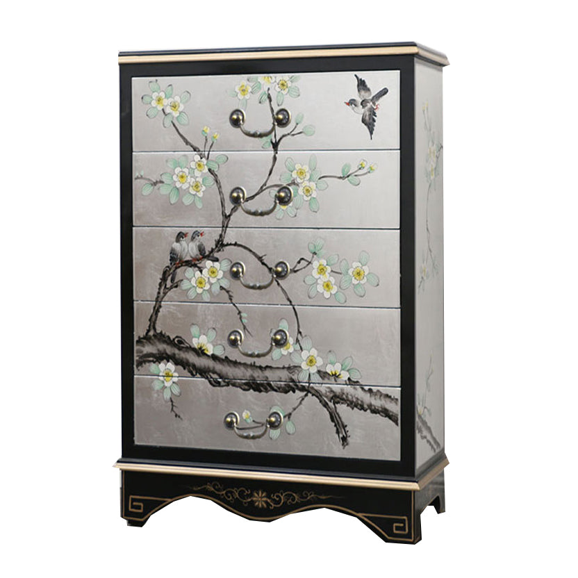 Classic Glam Dresser Solid Wood Storage Chest Dresser with 5/6/7/8/9 Drawers