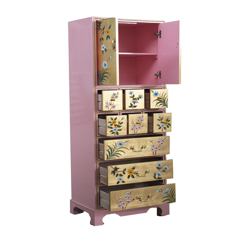 Classic Glam Dresser Solid Wood Storage Chest Dresser with 5/6/7/8/9 Drawers