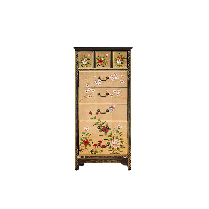 Classic Glam Dresser Solid Wood Storage Chest Dresser with 5/6/7/8/9 Drawers