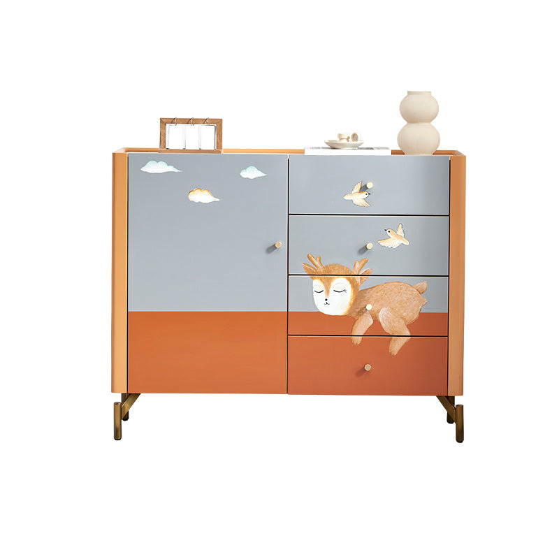 Classic Glam Storage Chest Stone Storage Chest Dresser for Bedroom