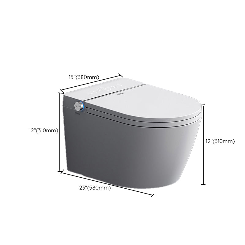 Contemporary One Piece Toilet Bowl Wall Mount Urine Toilet for Bathroom