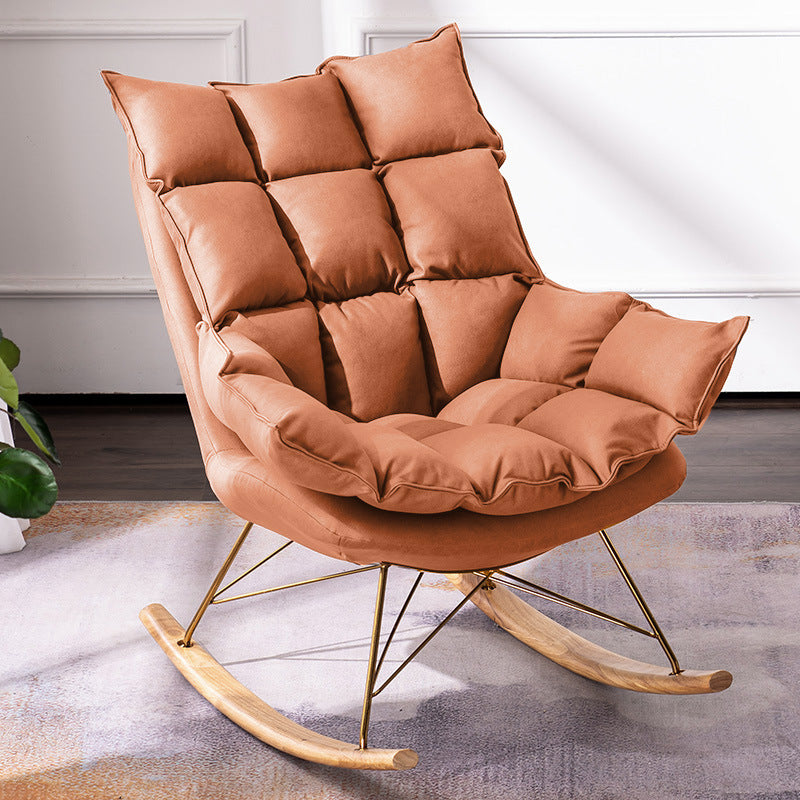 Single Lazy Sofa Rocking Chair Indoor Rocking Chair for Bedroom