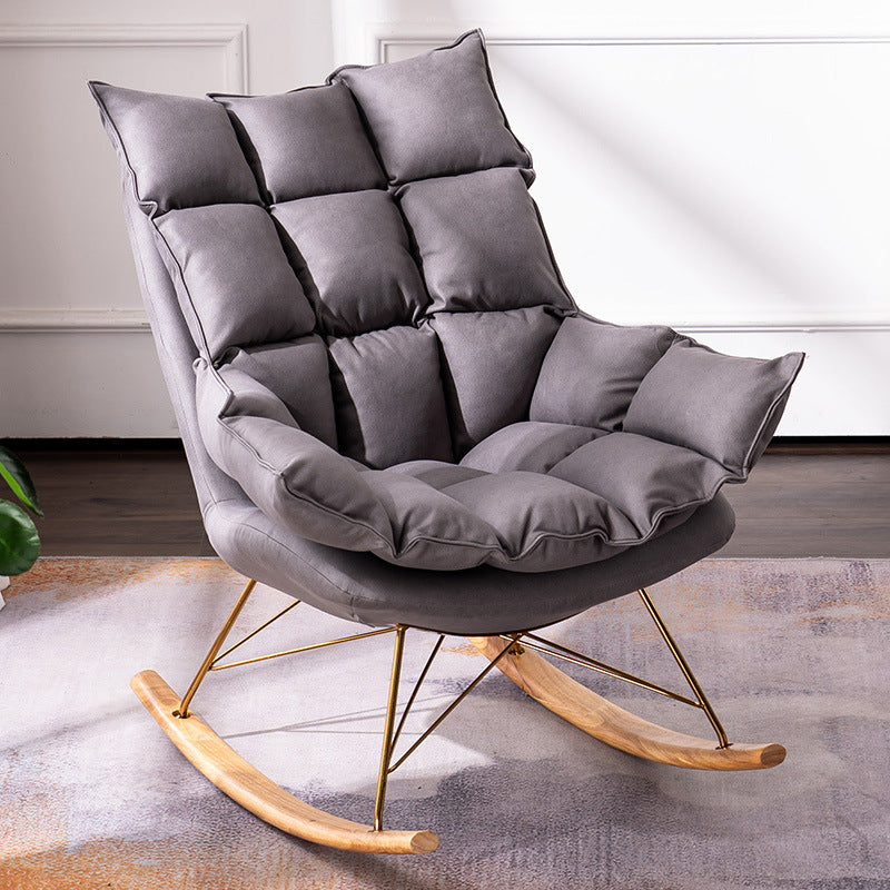 Single Lazy Sofa Rocking Chair Indoor Rocking Chair for Bedroom