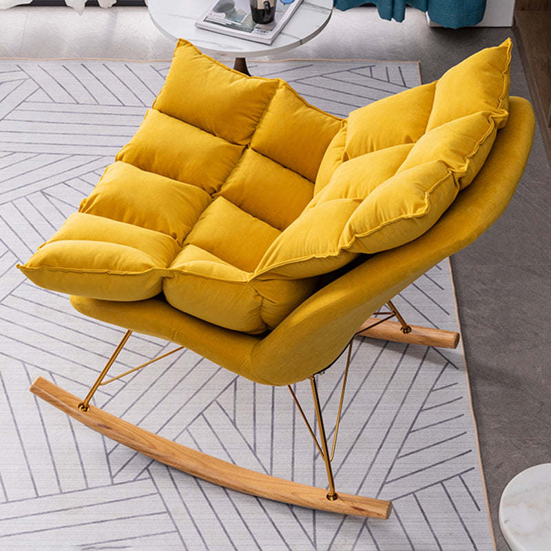 Single Lazy Sofa Rocking Chair Indoor Rocking Chair for Bedroom