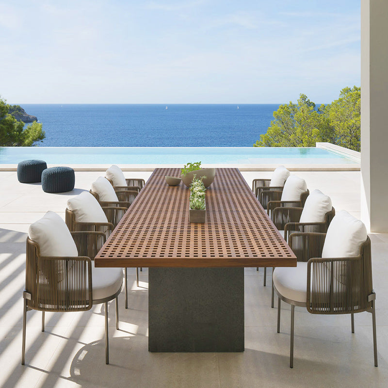 1/3/9 Pieces Patio Dining Sets with UV Resistant Boho Dining Table Set