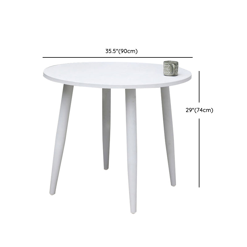 Round White Patio Dining Sets Boho 1/2/3/5/7 Pieces Dining Table Set