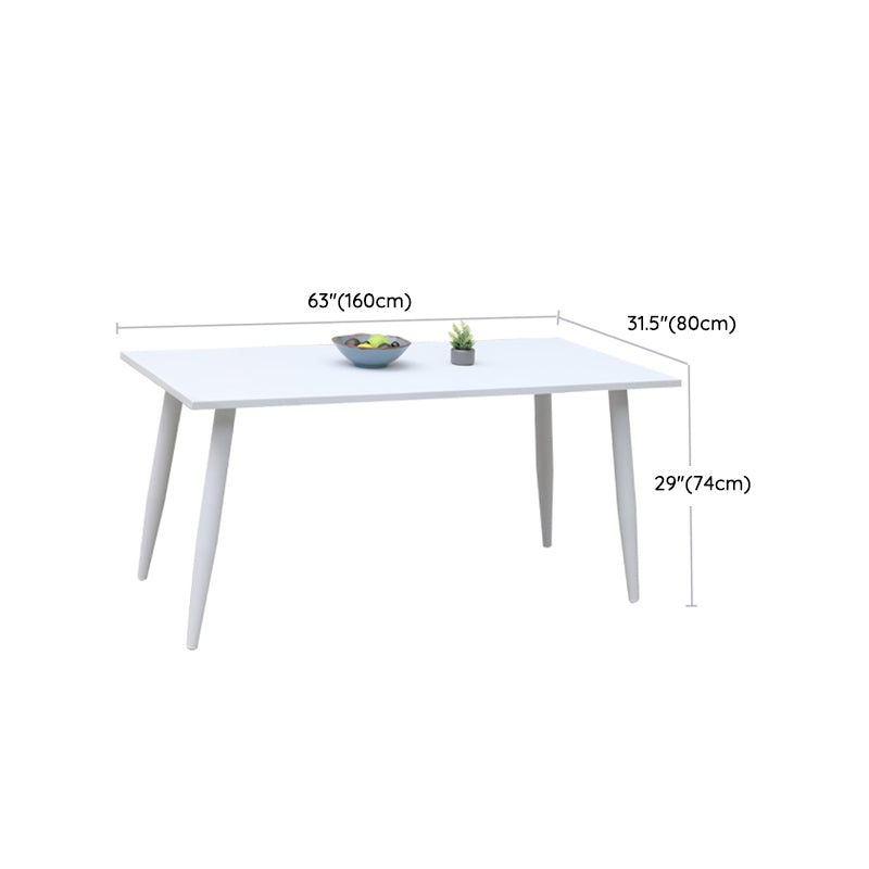 Round White Patio Dining Sets Boho 1/2/3/5/7 Pieces Dining Table Set