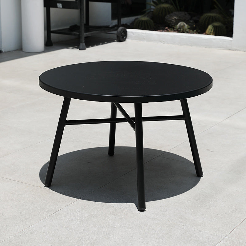 Boho 1/3/4/5 Pieces Dining Table Set Metal Round Round Dining Set