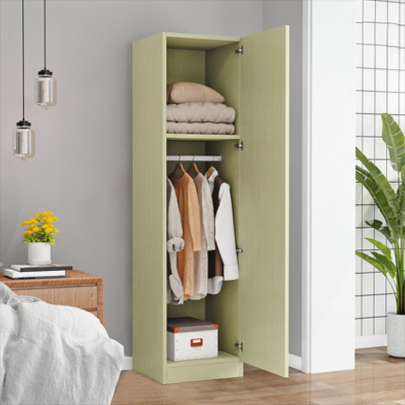 Matte Finish Cabinet with 1 Door Contemporary Manufactured Wood Storage Cabinet