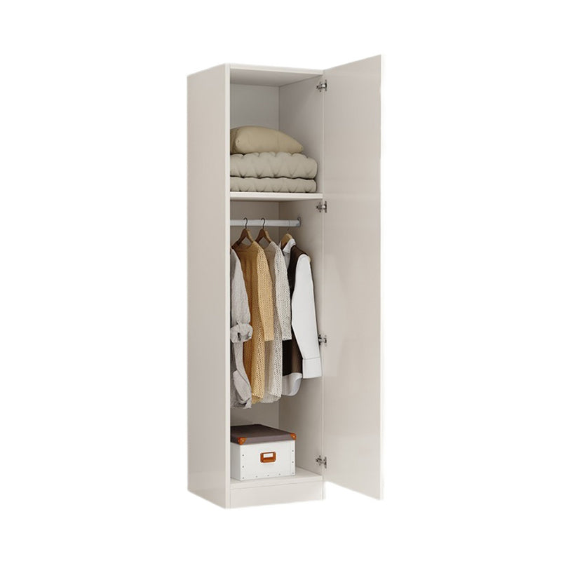 Matte Finish Cabinet with 1 Door Contemporary Manufactured Wood Storage Cabinet