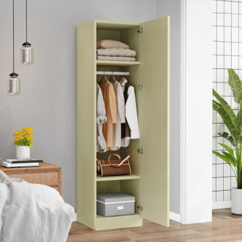 Matte Finish Cabinet with 1 Door Contemporary Manufactured Wood Storage Cabinet