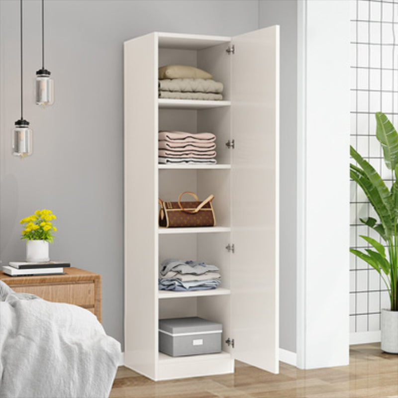 Matte Finish Cabinet with 1 Door Contemporary Manufactured Wood Storage Cabinet