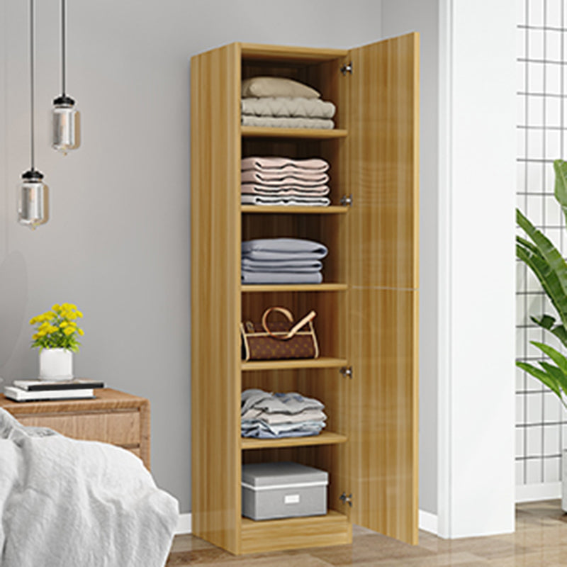 Matte Finish Cabinet with 1 Door Contemporary Manufactured Wood Storage Cabinet