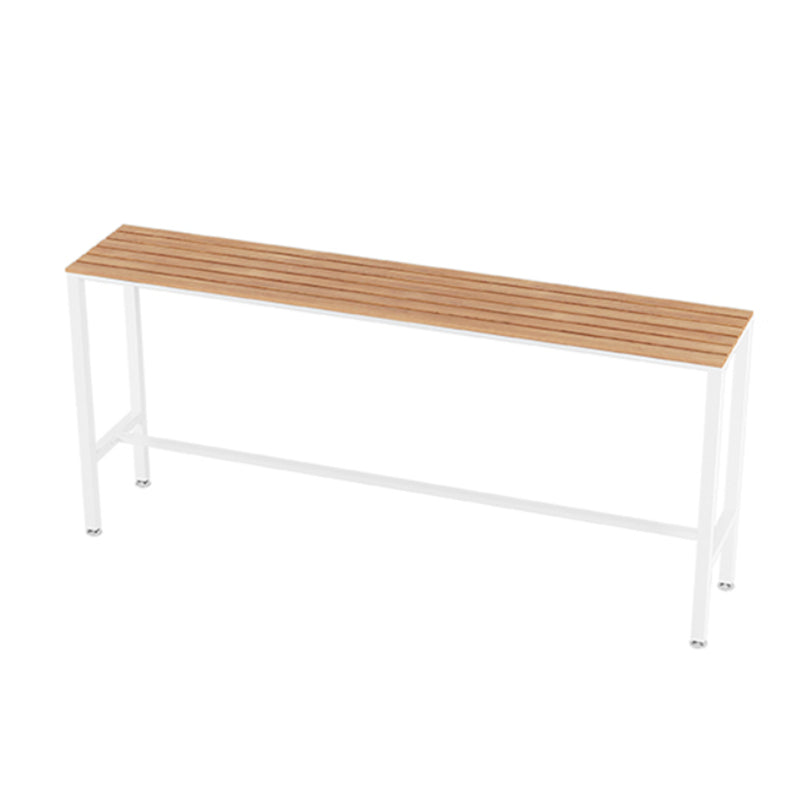 Modern Rectangle Wood Counter Table 1/5/9 Pieces Bar Table Set with High Stools for Bar