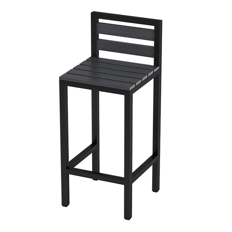 Modern Rectangle Wood Counter Table 1/5/9 Pieces Bar Table Set with High Stools for Bar