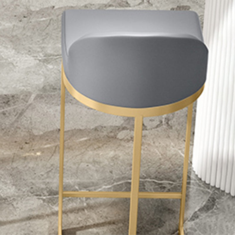 Armless Counter Height Stools Glam Counter and Bar Stool for Restaurant