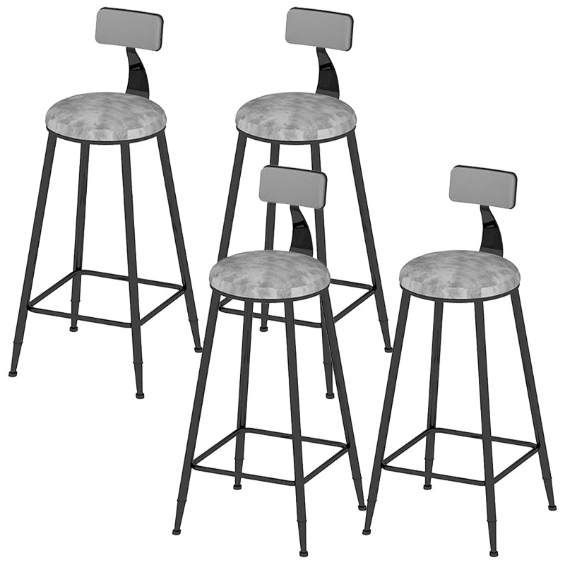Industrial Counter and Bar Stool Armless Counter Height Stools