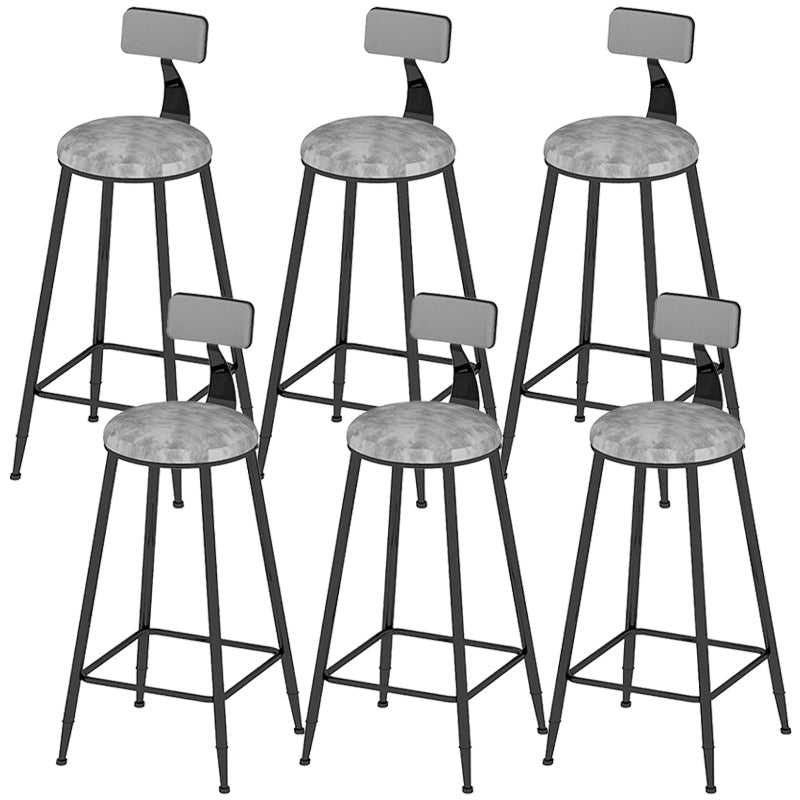 Industrial Counter and Bar Stool Armless Counter Height Stools